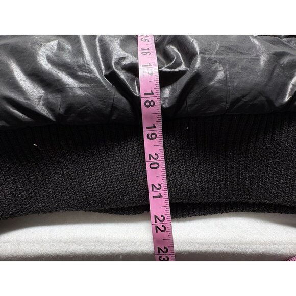 IZZUE Women Coat Sz XS Black Faux Fur Line Full Zip Face Pockets Bomber 9-11 - Picture 14 of 14